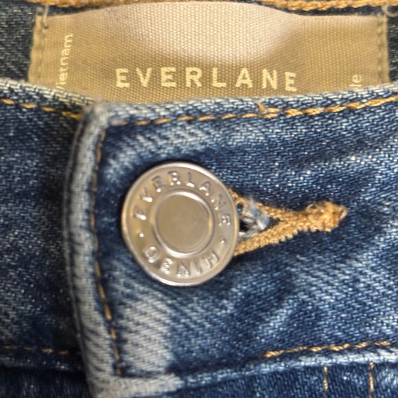 Everlane The 90’s Cheeky Jean 26 Ankle High Rise Organic Cotton Straight Leg - Picture 4 of 10
